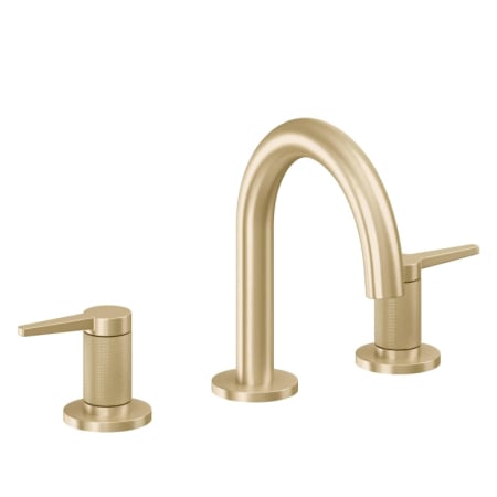 A large image of the California Faucets 5302MK Satin Brass