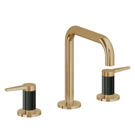 A large image of the California Faucets 5302QF Burnished Brass Uncoated