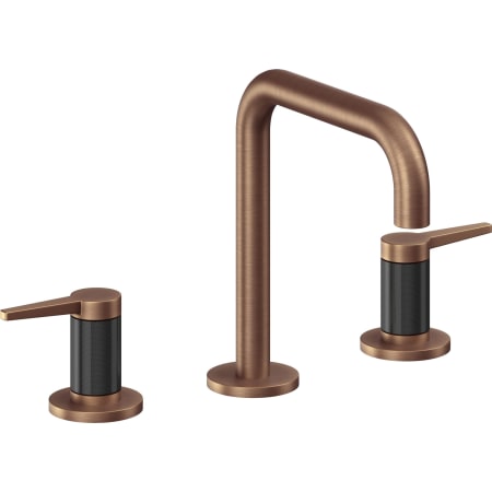 A large image of the California Faucets 5302QFZB Antique Copper Flat