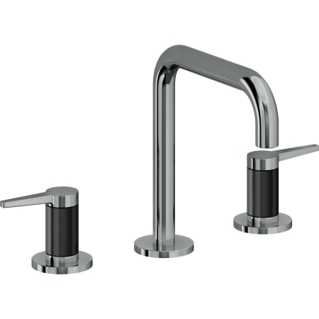A large image of the California Faucets 5302QFZB Black Nickel