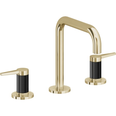 A large image of the California Faucets 5302QFZBF Polished Brass Uncoated