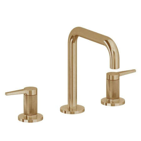 A large image of the California Faucets 5302QK Burnished Brass Uncoated