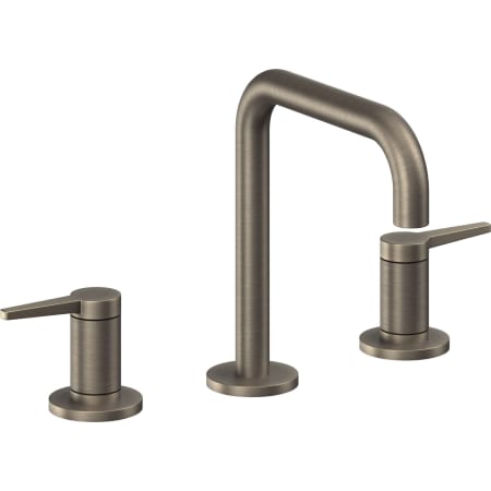 A large image of the California Faucets 5302QZB Antique Nickel Flat