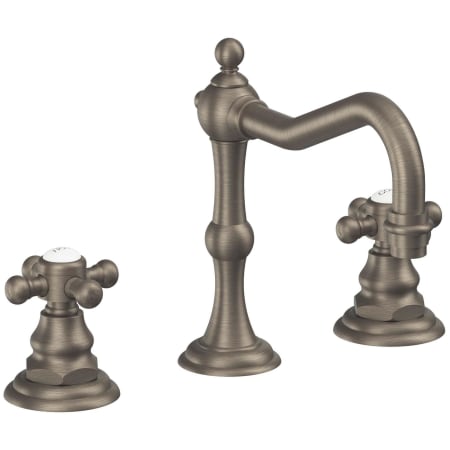 A large image of the California Faucets 6102 Antique Nickel Flat