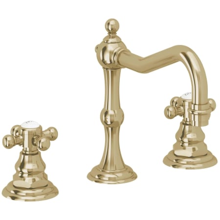 A large image of the California Faucets 6102 Polished Brass