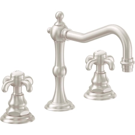 A large image of the California Faucets 6102XDZBF Satin Nickel