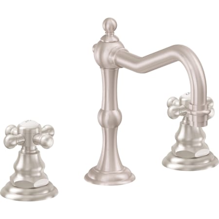 A large image of the California Faucets 6102XZBF Satin Nickel