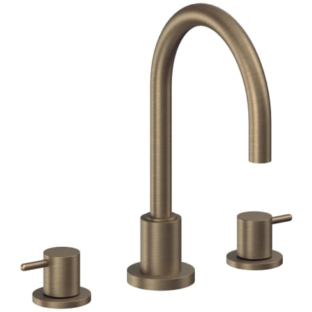 A large image of the California Faucets 6202 Antique Brass Flat