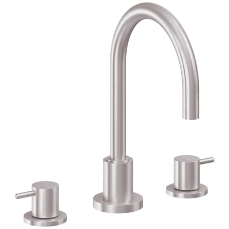 A large image of the California Faucets 6202 Satin Nickel