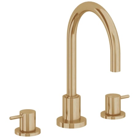 A large image of the California Faucets 6202ZB Burnished Brass