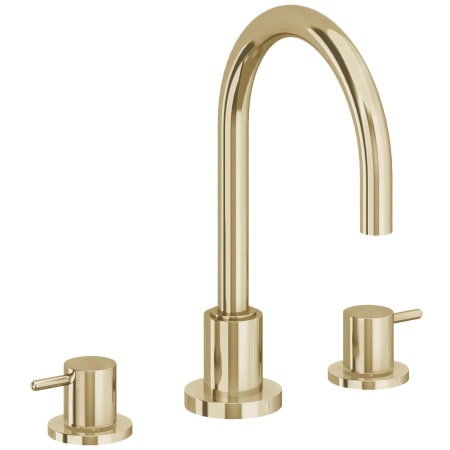 A large image of the California Faucets 6202ZB Polished Brass Uncoated
