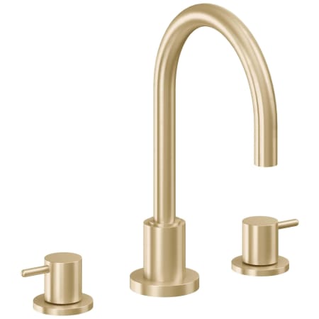 A large image of the California Faucets 6202ZB Satin Brass