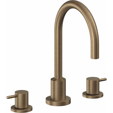 A large image of the California Faucets 6202ZBF Antique Brass Flat