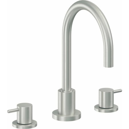 A large image of the California Faucets 6202ZBF Satin Chrome