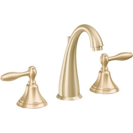A large image of the California Faucets 6402 Satin Brass