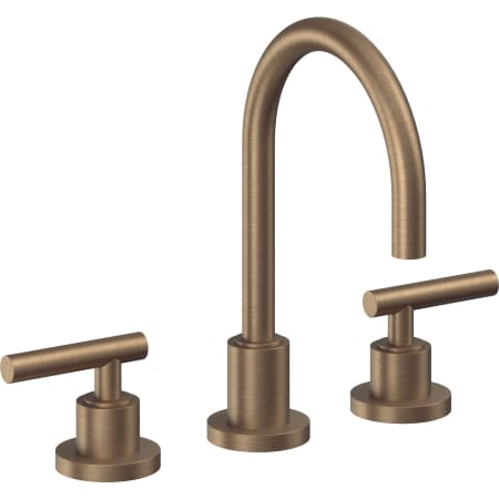 A large image of the California Faucets 6602 Antique Brass Flat