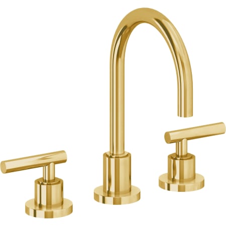 A large image of the California Faucets 6602ZB Lifetime Polished Gold