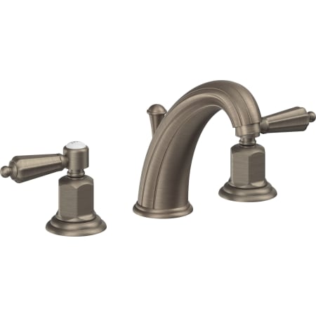 A large image of the California Faucets 6802 Antique Nickel Flat