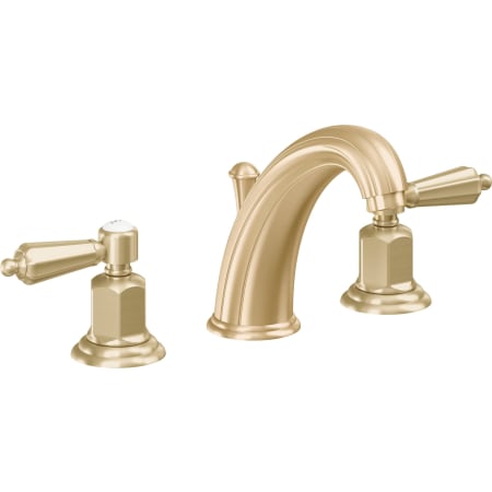 A large image of the California Faucets 6802 Satin Brass