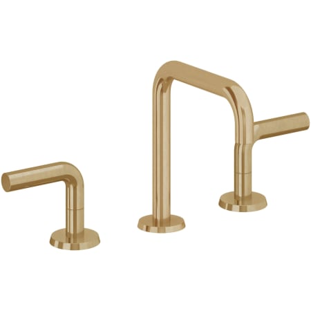 A large image of the California Faucets 7402 Burnished Brass