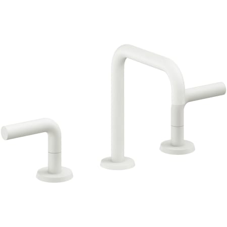 A large image of the California Faucets 7402 Matte White