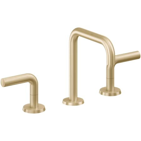 A large image of the California Faucets 7402 Satin Brass