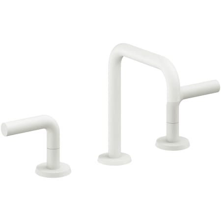 A large image of the California Faucets 7402ZB Matte White