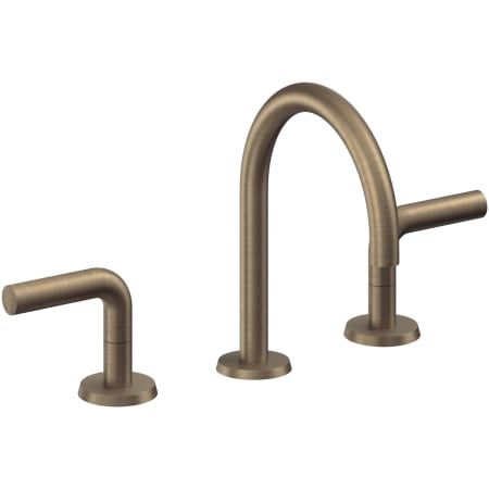 A large image of the California Faucets 7502 Antique Brass Flat