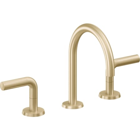 A large image of the California Faucets 7502ZBF Satin Brass