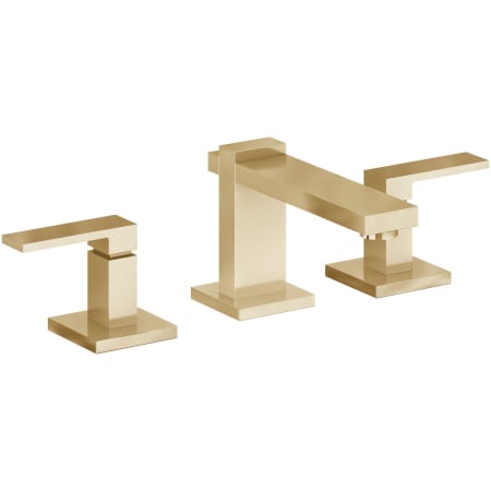 A large image of the California Faucets 7702 Polished Brass