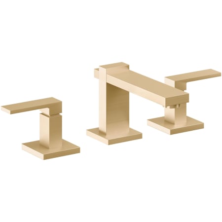 A large image of the California Faucets 7702 Satin Brass