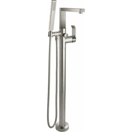 A large image of the California Faucets 7711-E5.20 Satin Nickel