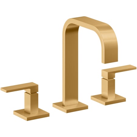 A large image of the California Faucets 7802ZB Lifetime Satin Gold