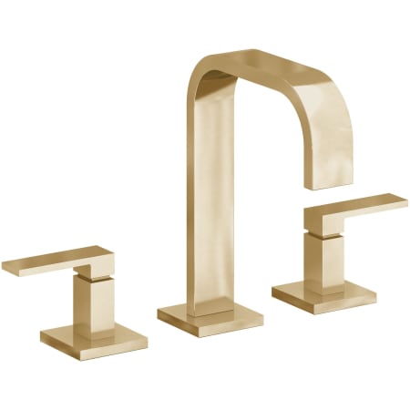 A large image of the California Faucets 7802ZB Polished Brass Uncoated