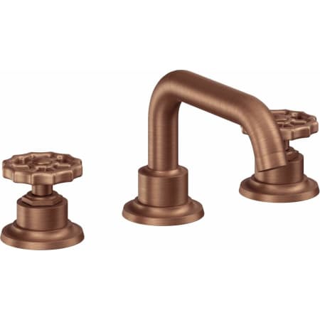 A large image of the California Faucets 8002W Antique Copper Flat