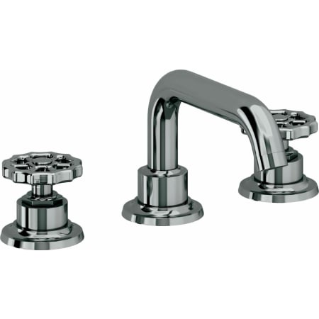 A large image of the California Faucets 8002W Black Nickel