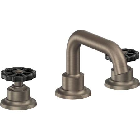 A large image of the California Faucets 8002WB Antique Nickel Flat