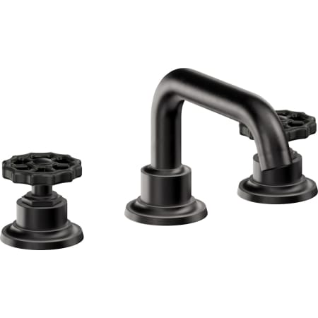 A large image of the California Faucets 8002WB Matte Black