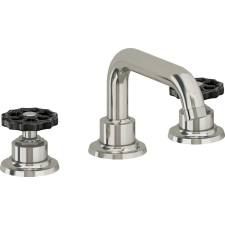 A large image of the California Faucets 8002WB Polished Nickel