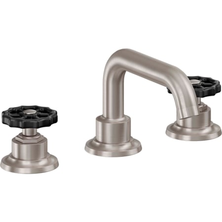 A large image of the California Faucets 8002WB Satin Nickel