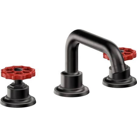 A large image of the California Faucets 8002WR Matte Black