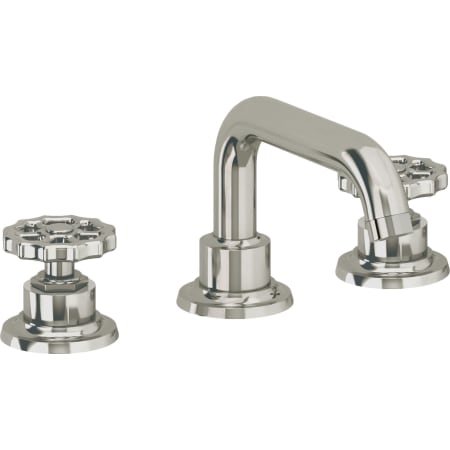 A large image of the California Faucets 8002WZB Polished Nickel