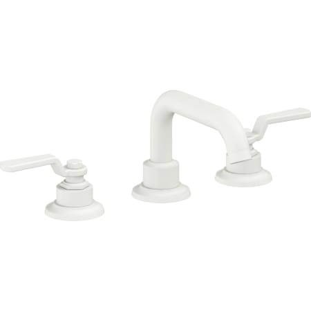 A large image of the California Faucets 8002ZBF Matte White