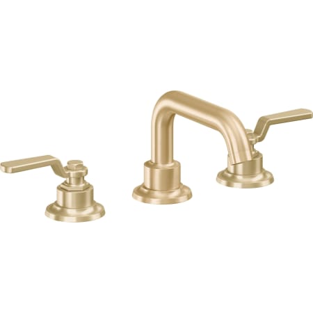 A large image of the California Faucets 8002ZBF Satin Brass