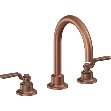 A large image of the California Faucets 8102 Antique Copper Flat