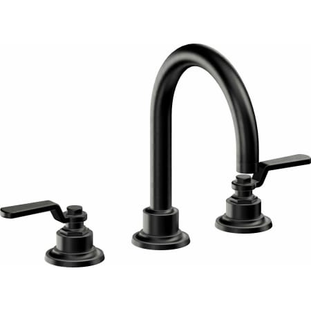 A large image of the California Faucets 8102 Matte Black