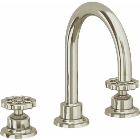A large image of the California Faucets 8102W Burnished Nickel Uncoated