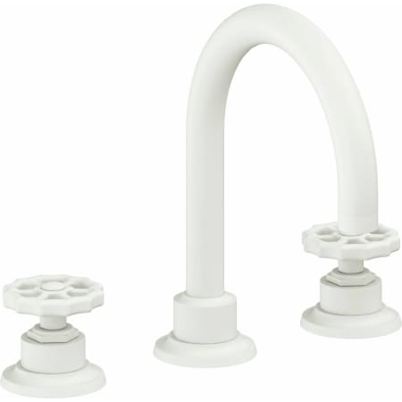 A large image of the California Faucets 8102W Matte White