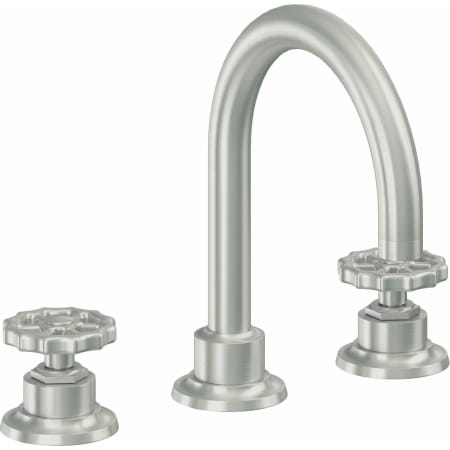 A large image of the California Faucets 8102W Satin Chrome