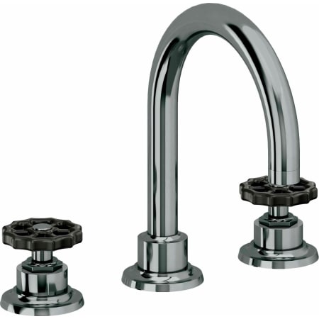 A large image of the California Faucets 8102WB Black Nickel